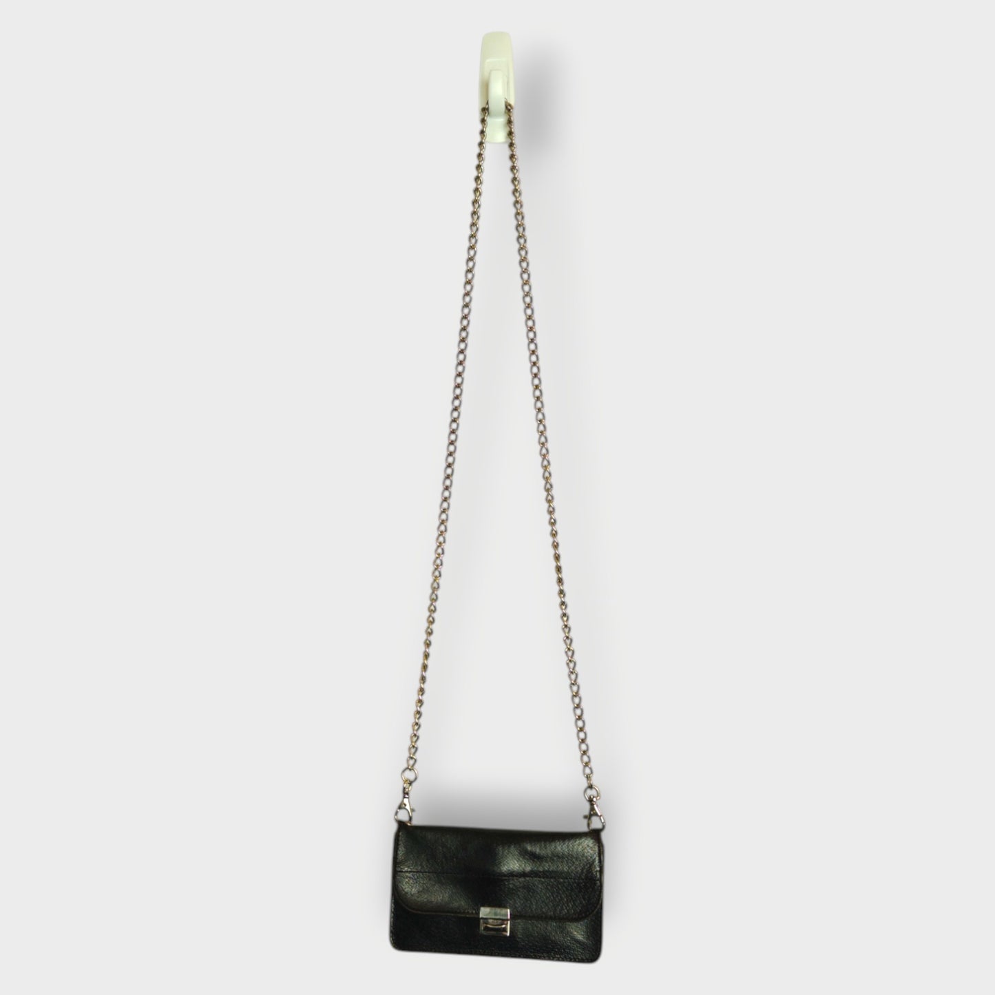 Leather Wallet Chain Cross Body