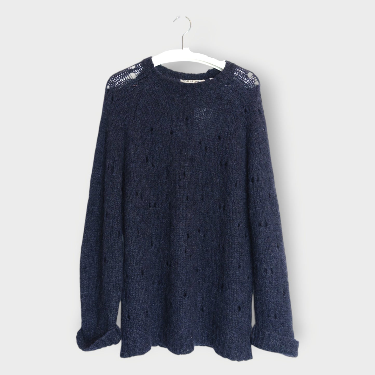 Aplaca & Mohair Distressed Jumper