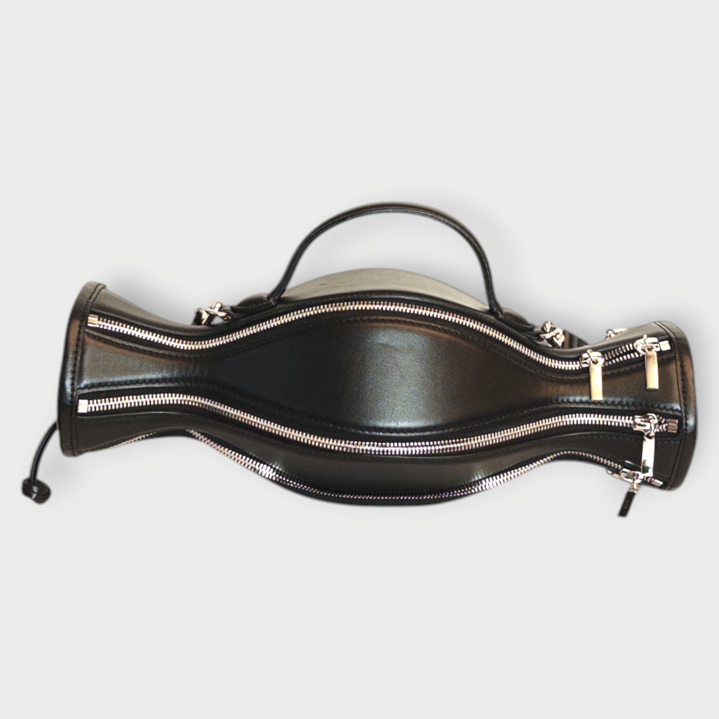 Leather Zip Detail Vaso Bag