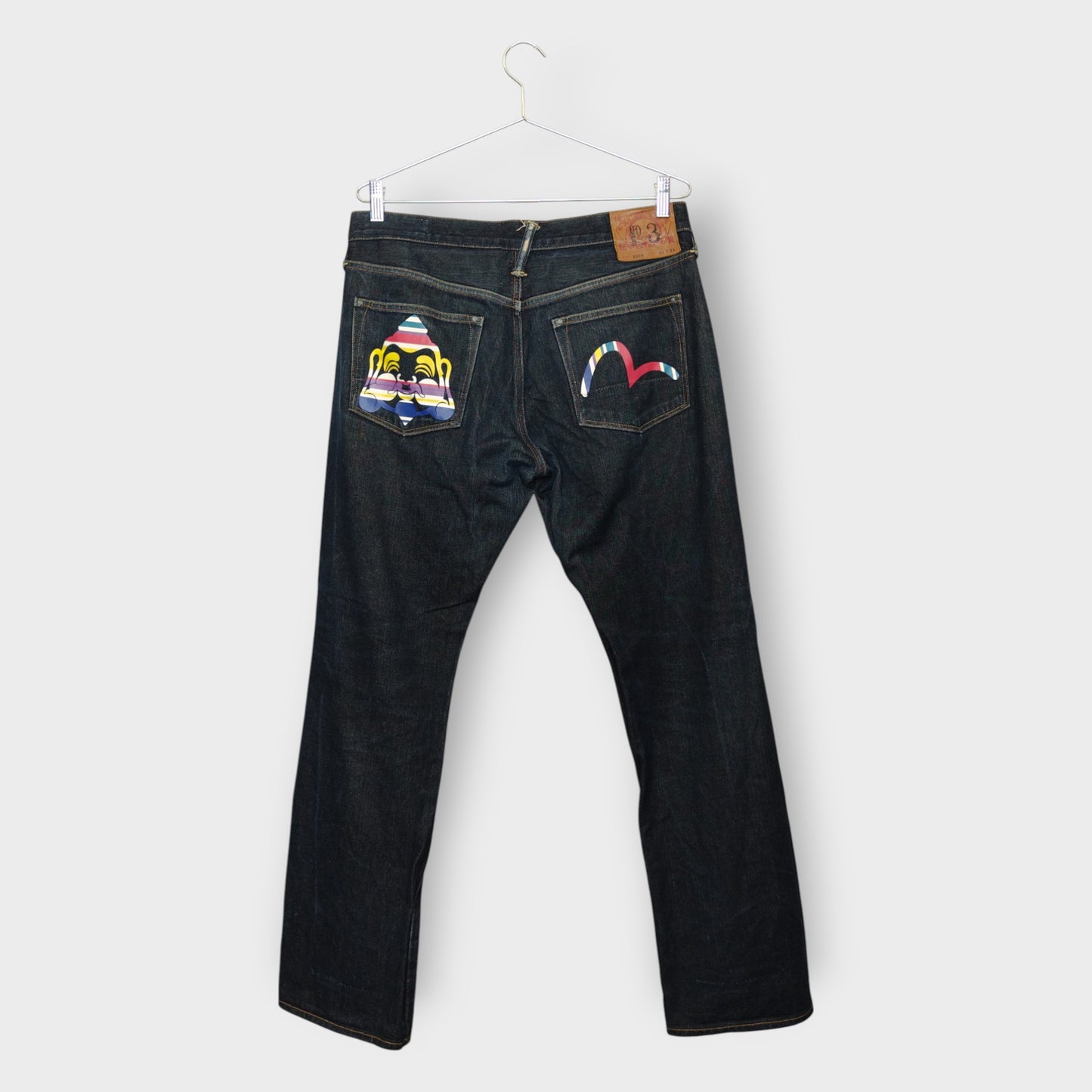 Dark Wash Logo Selvedge Jean