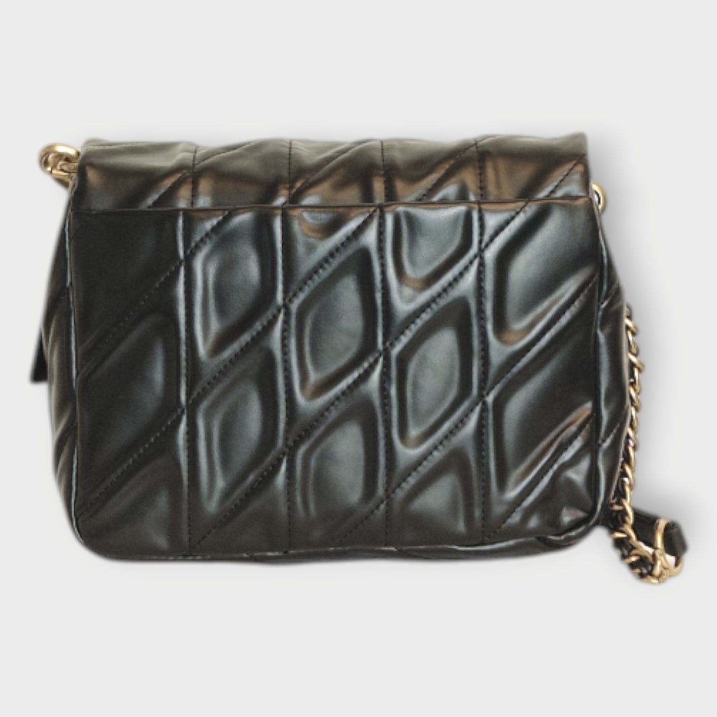 Leather Time Square Tabby Bag