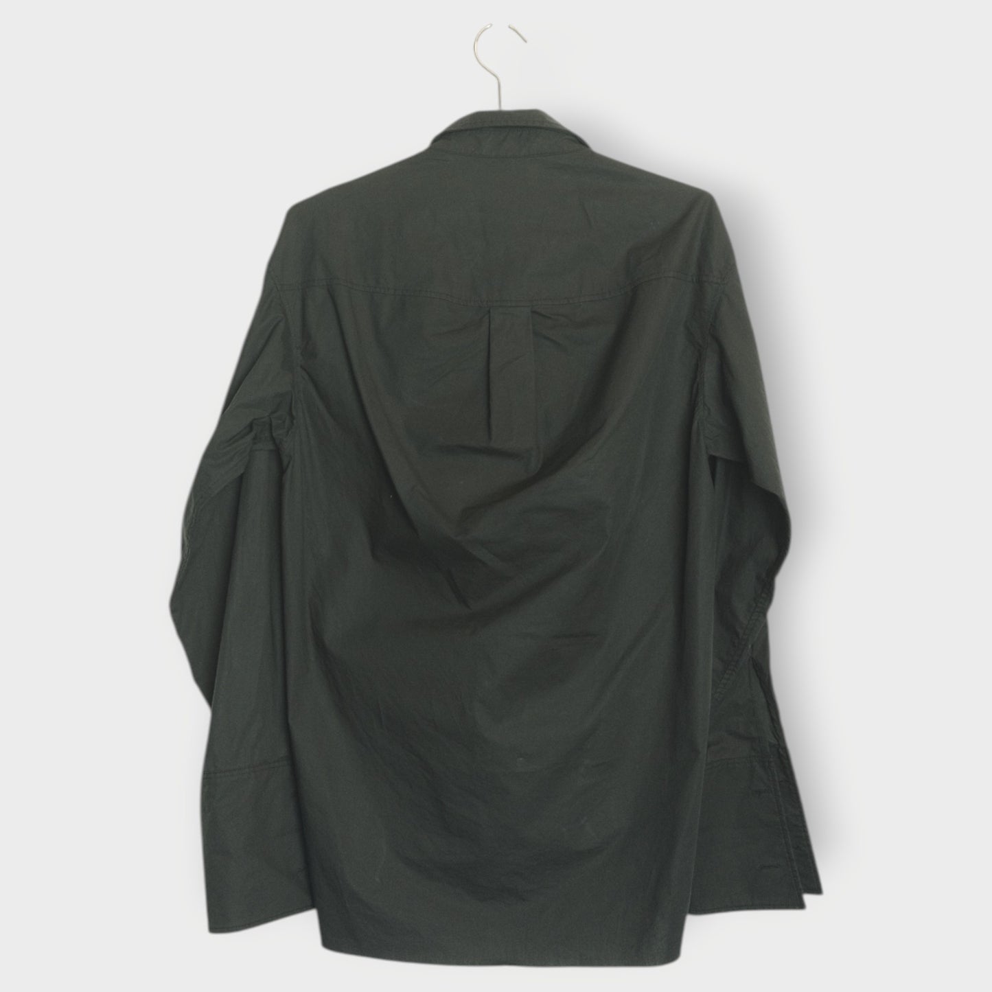 Cotton Frayed Hem Shirt