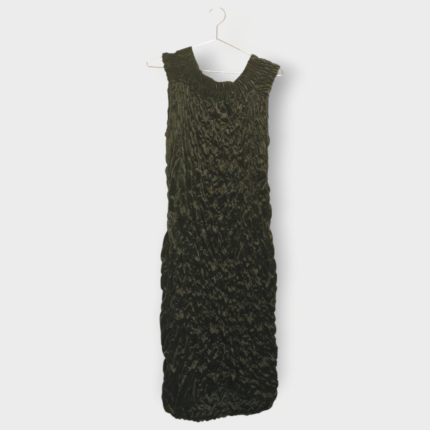 Velour Ruched Dress