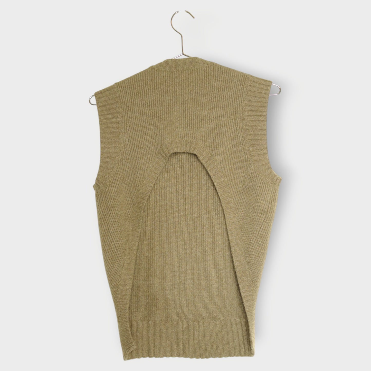 Cashmere Cutaway Vest