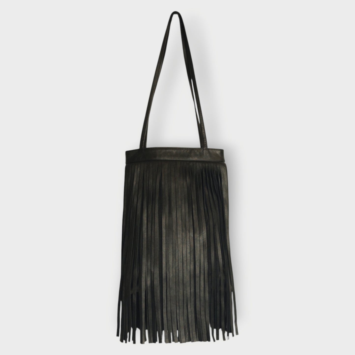 Leather Tassle Bag