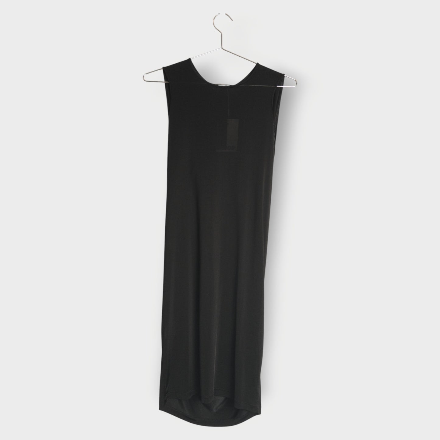 Synthetic Draped Midi Dress