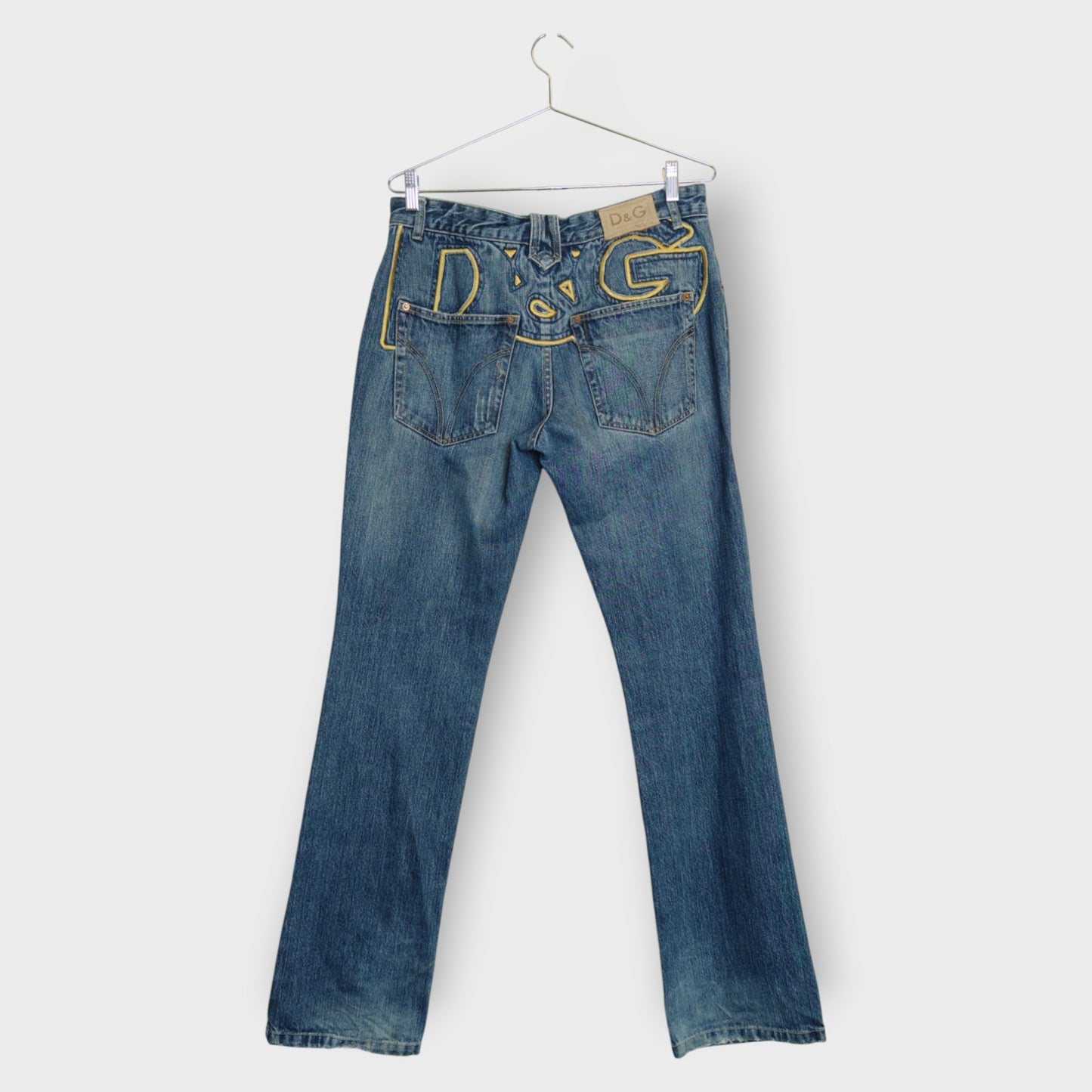 Low Rise Logo Back Jeans
