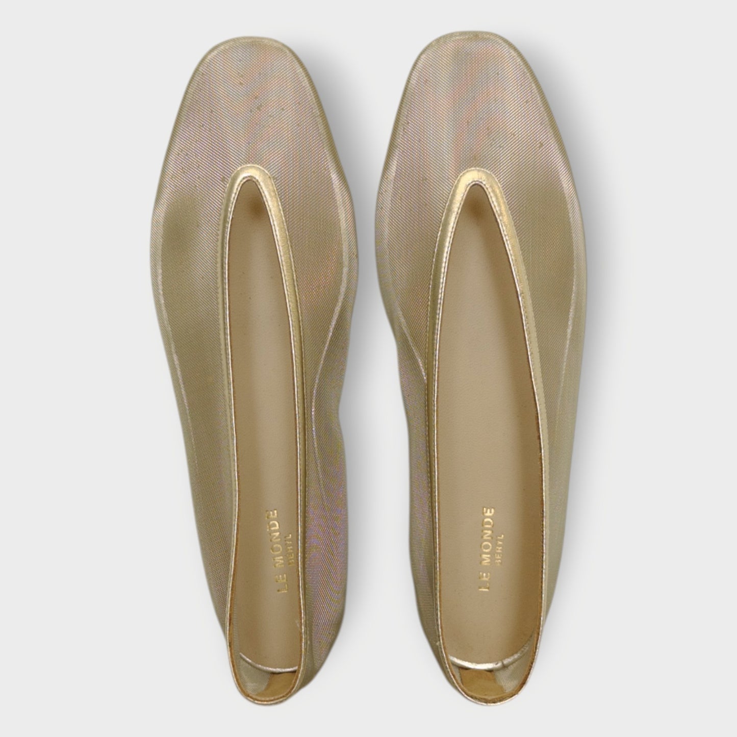 Mesh Square Toe Flats
