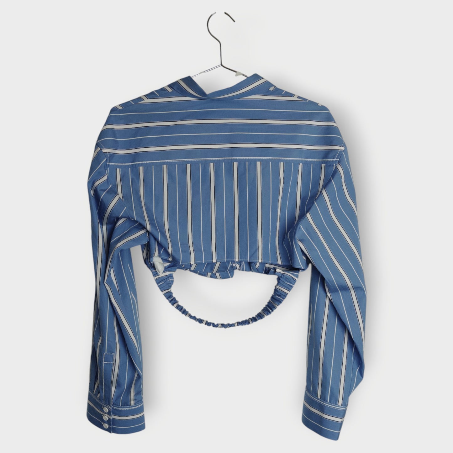 Striped Cotton Twisted Shirt