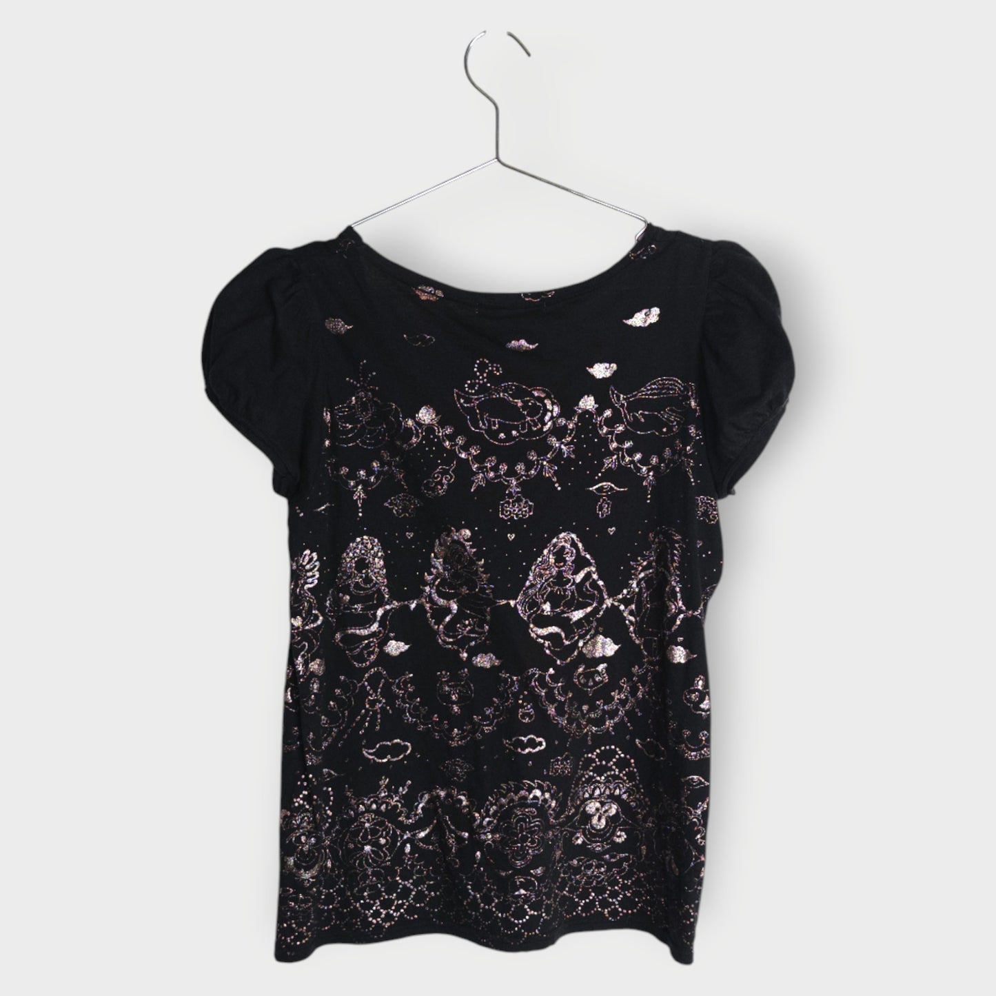 Metallic Print T-shirt