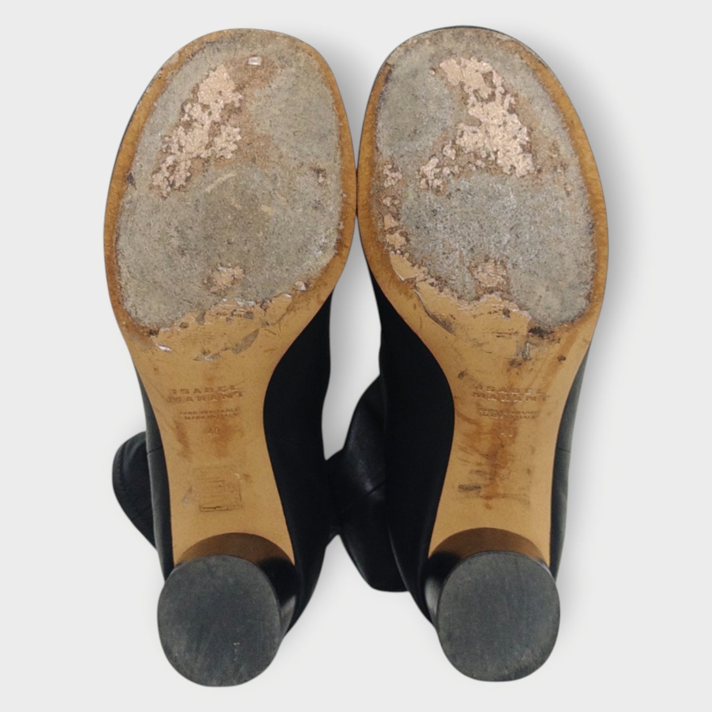 Scrunch Leather Laeden Sock Boot