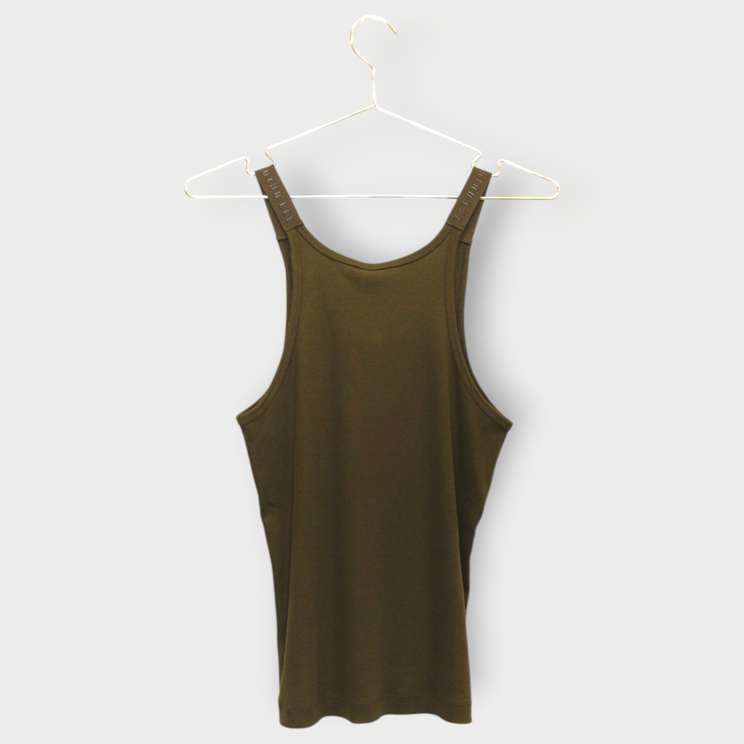 Ribbed Tank & Logo Strap