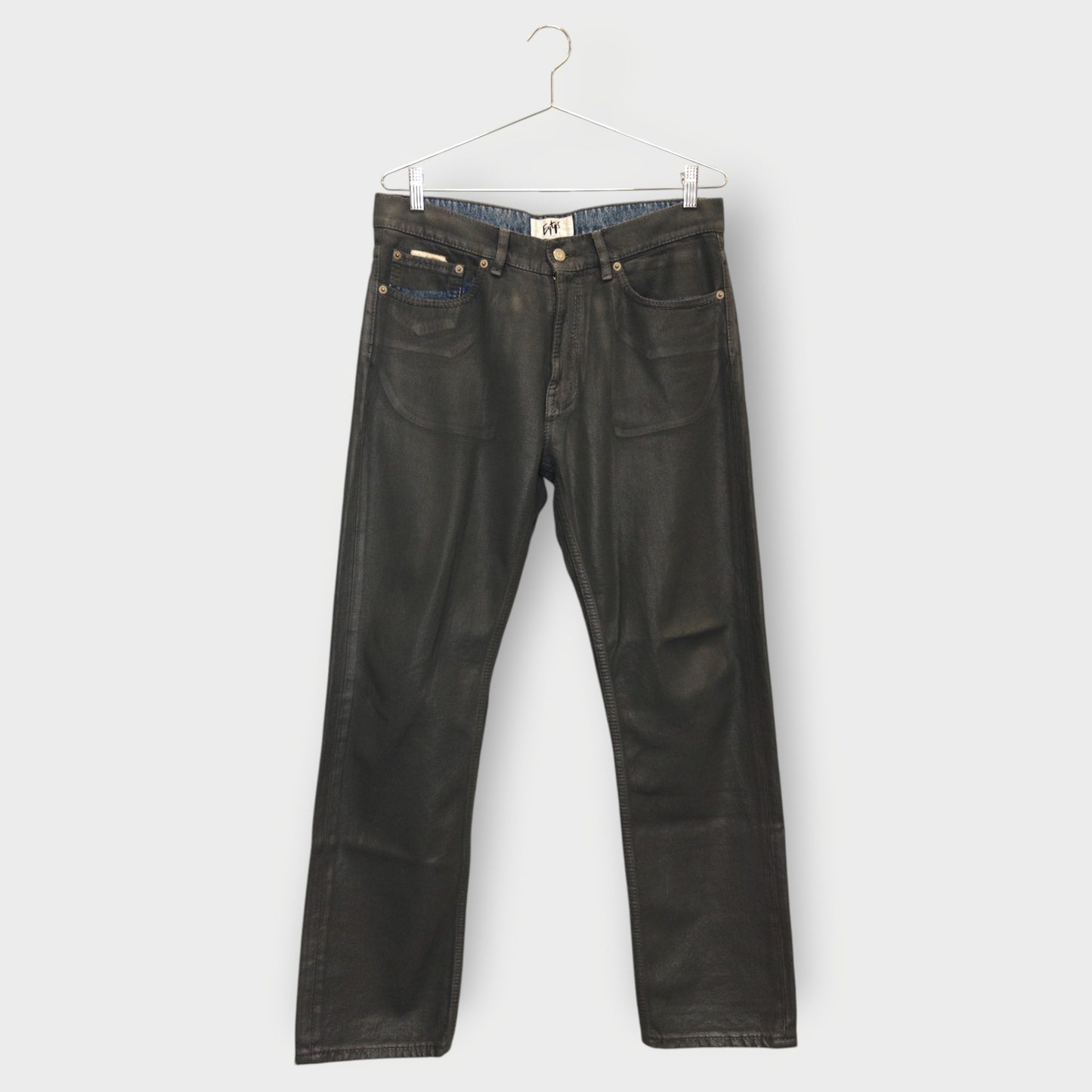 Coated Straight Cypress Jeans