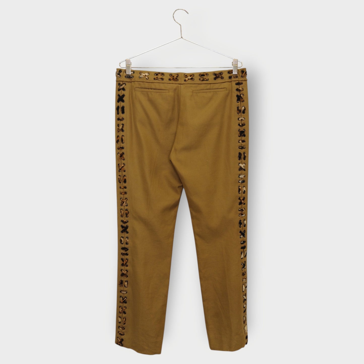 Leopard Lace Up Pant