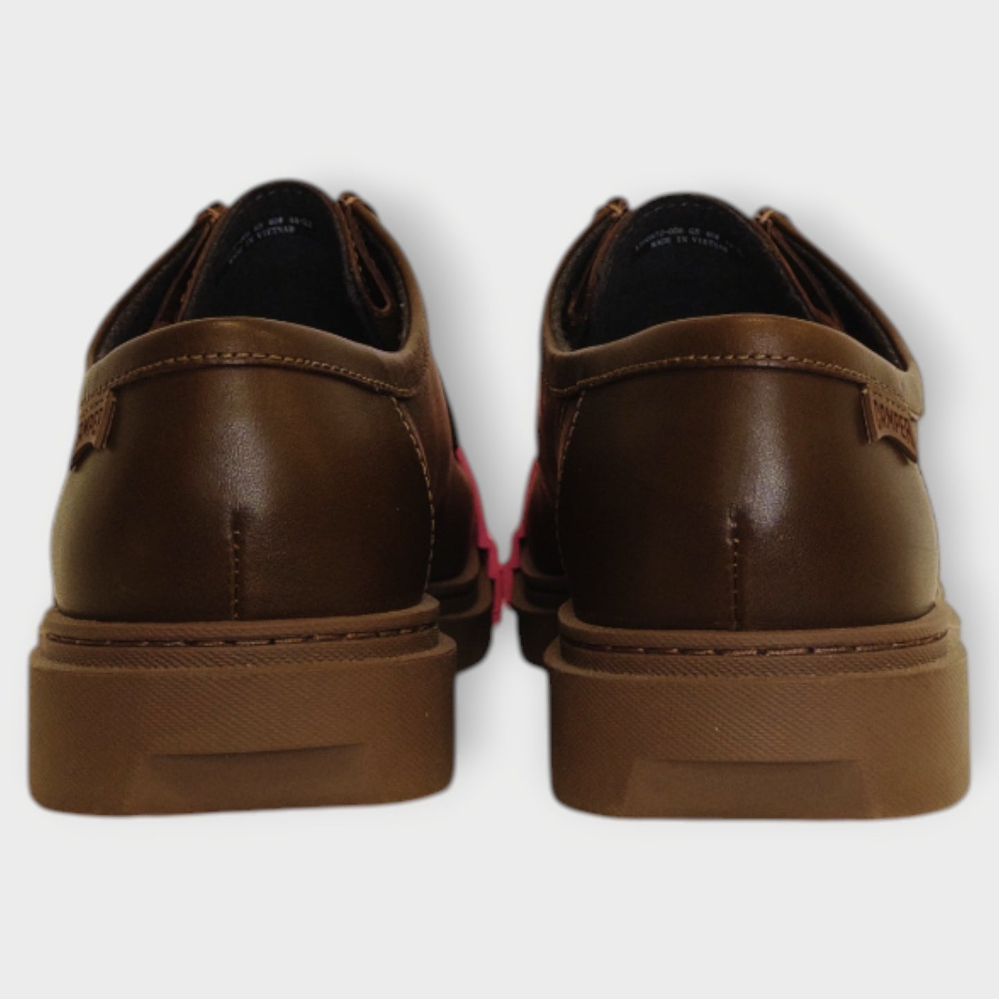 Leather Rubber Cap Boat Shoe