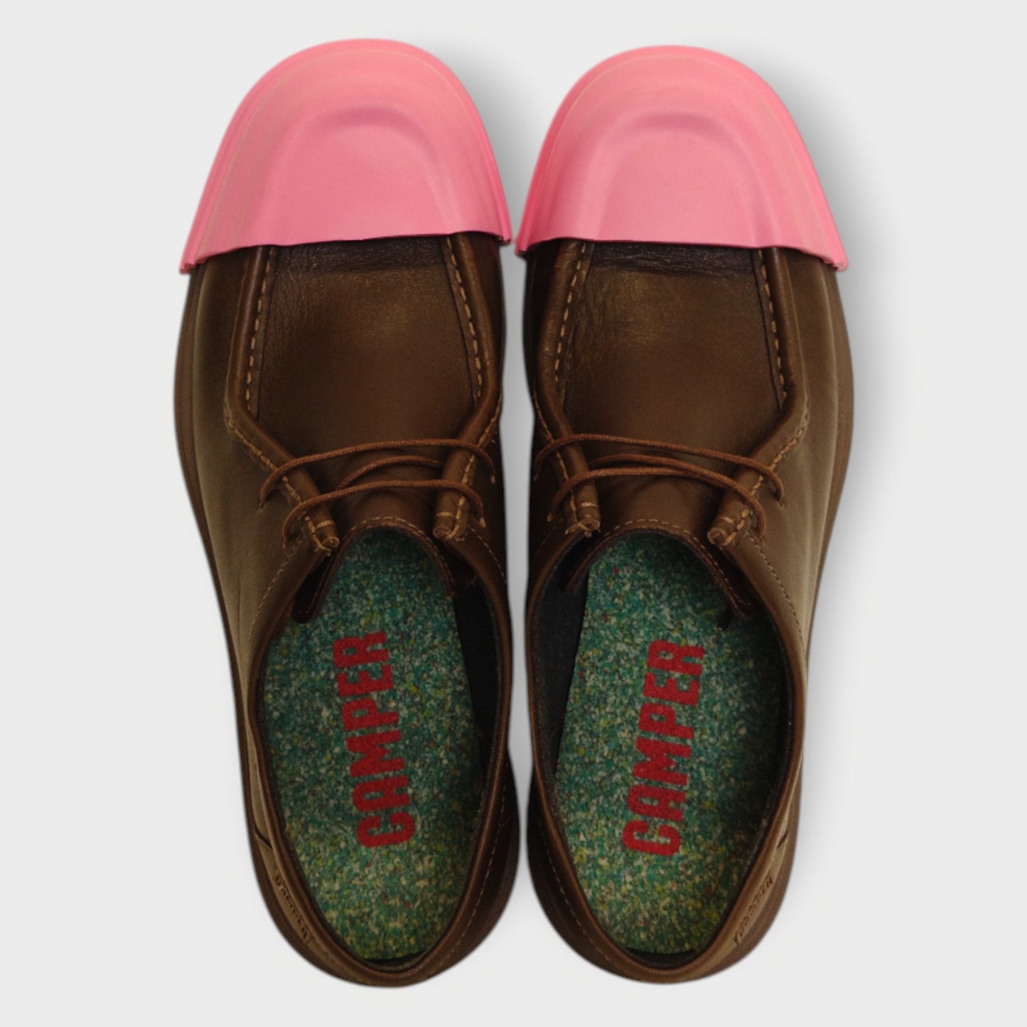 Leather Rubber Cap Boat Shoe