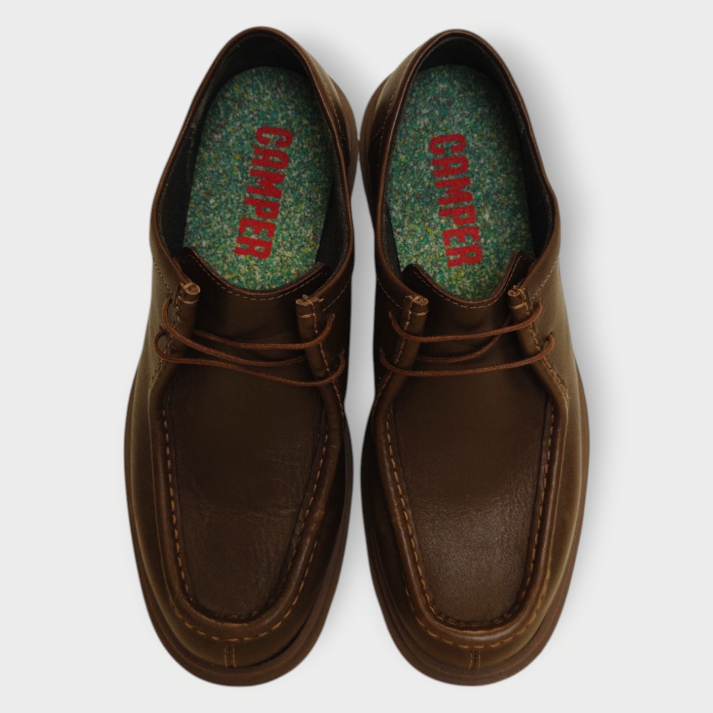 Leather Rubber Cap Boat Shoe