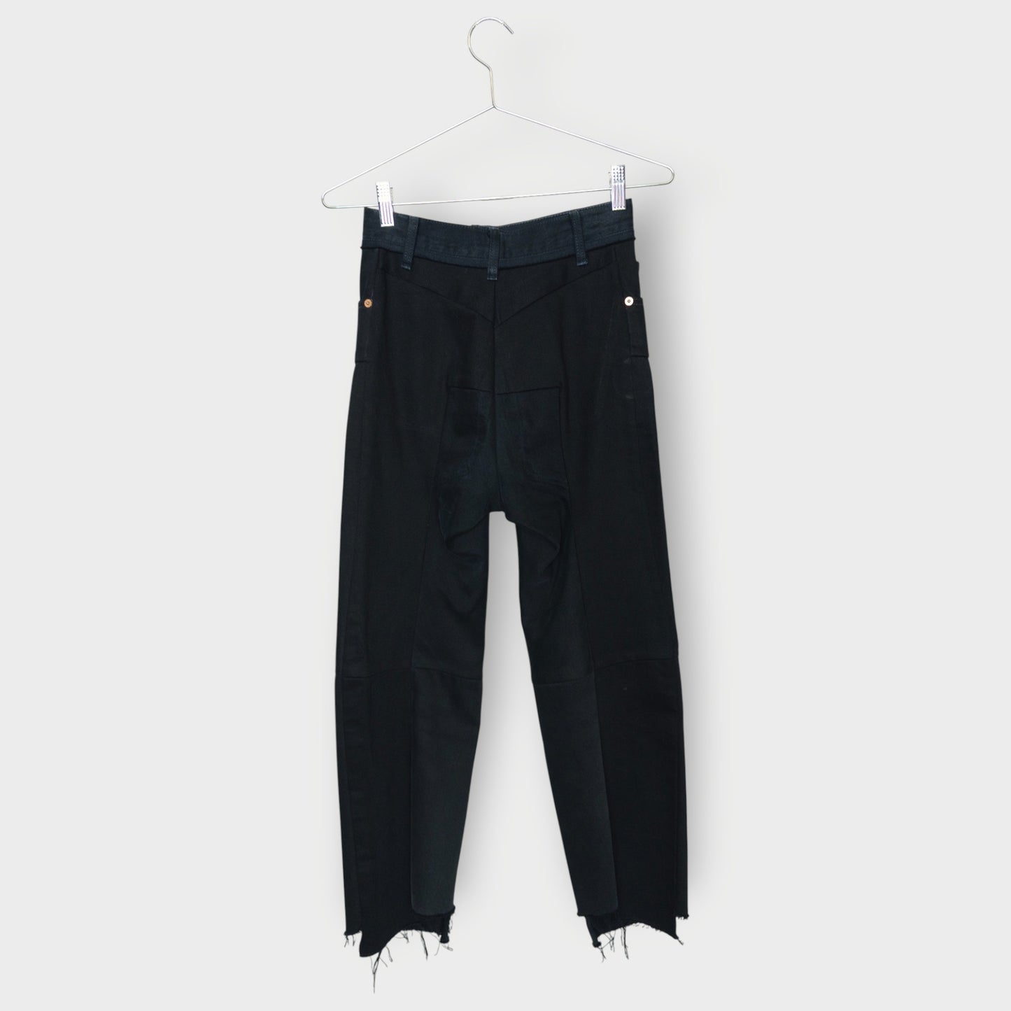 Reworked Denim Wide Leg Jeans