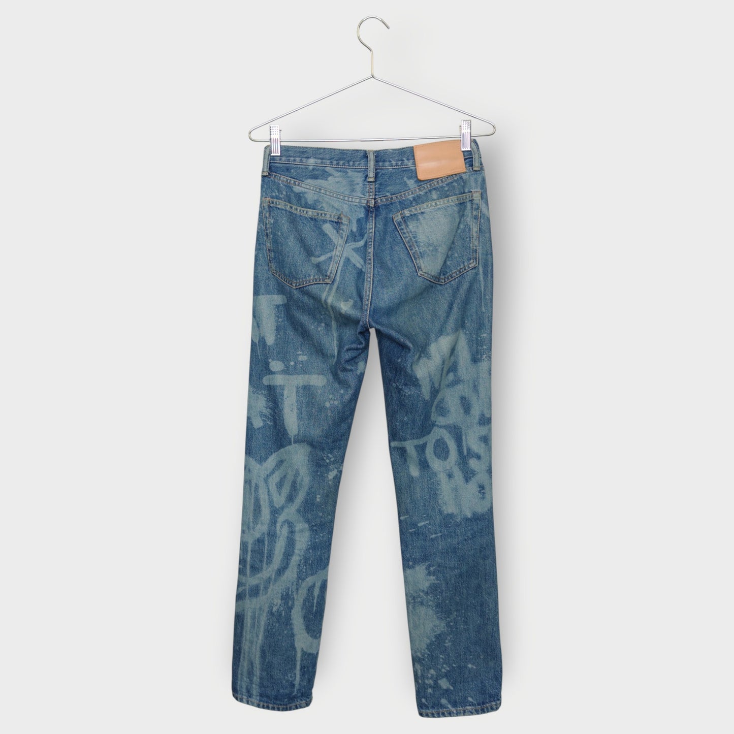 Denim Bleach Print Jean