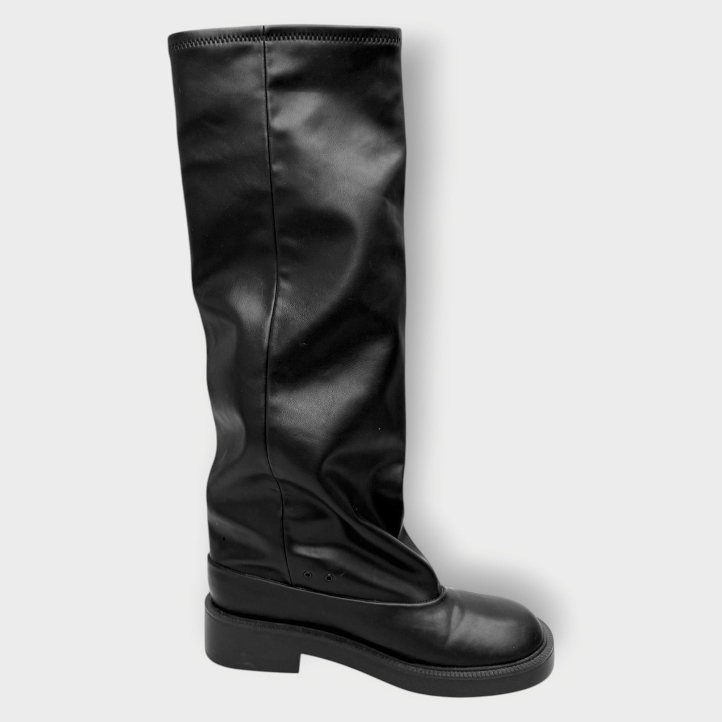 PU Knee High Jett Boots