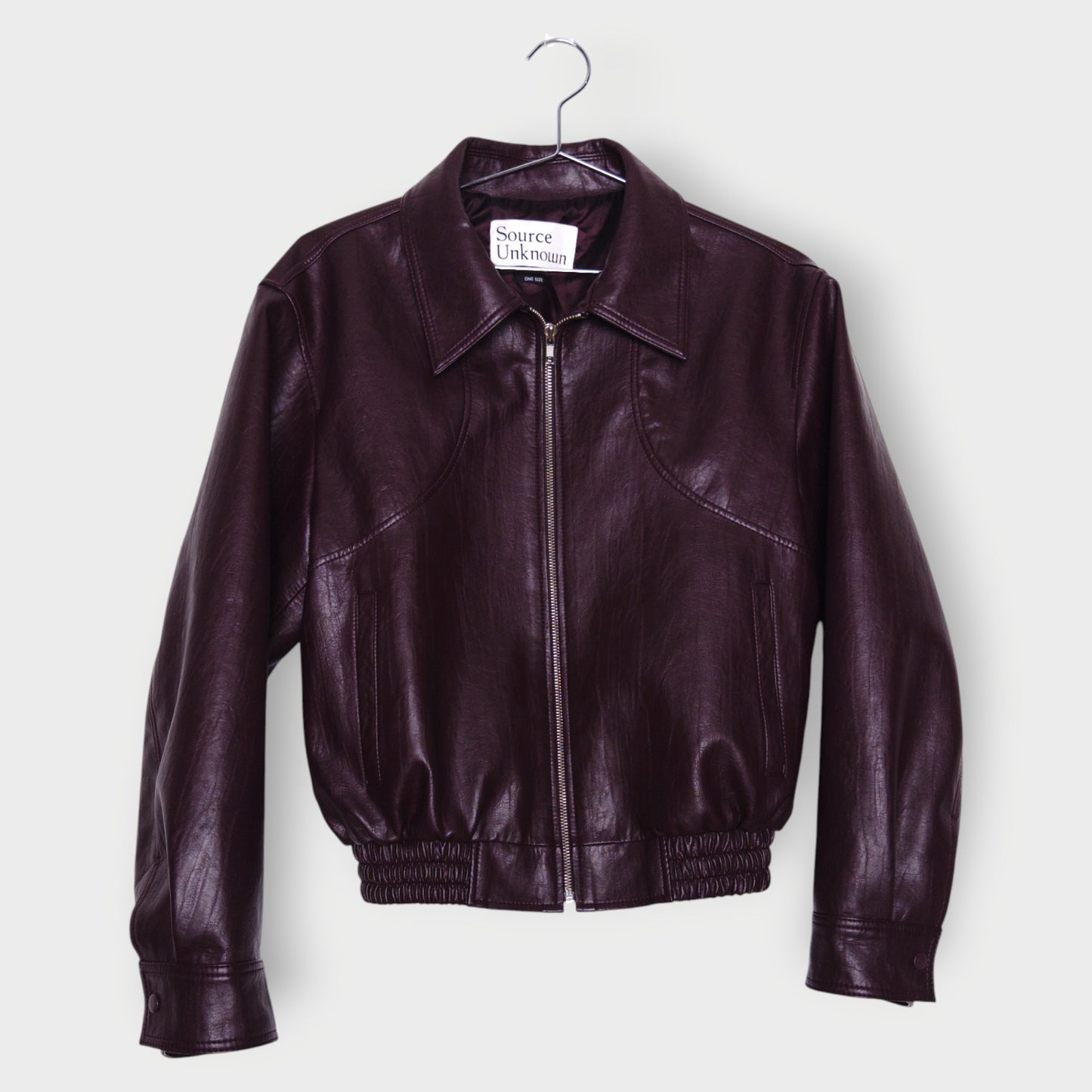 PU Bomber Jacket