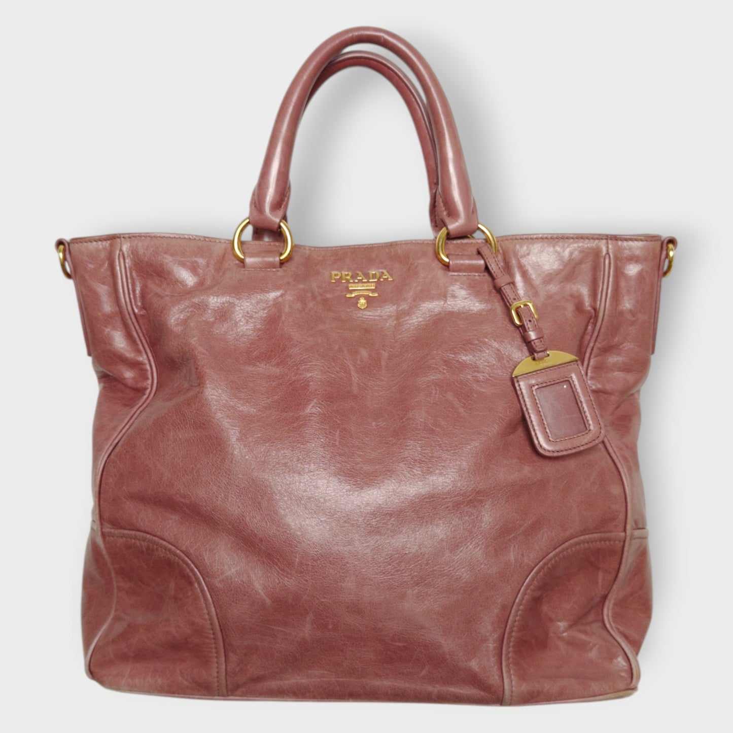 Vitello Shine Leather Tote