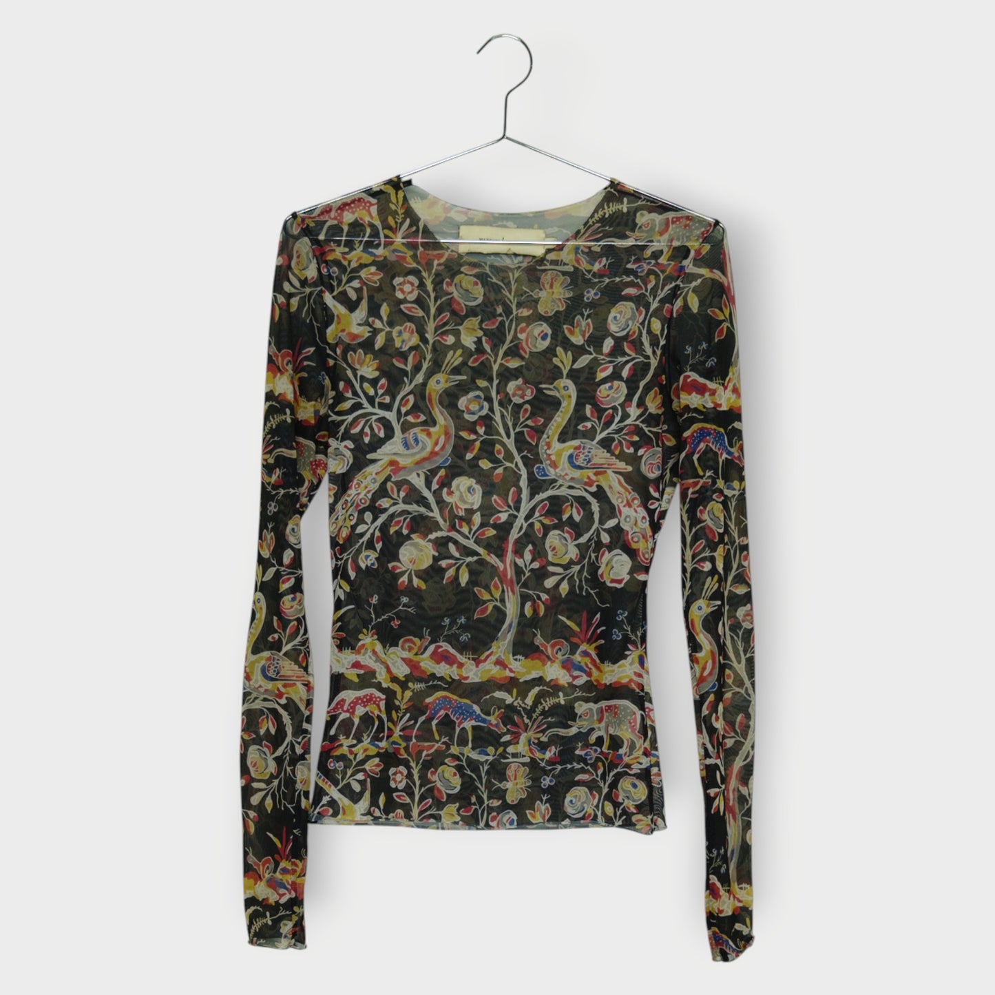 Floral Mesh Top