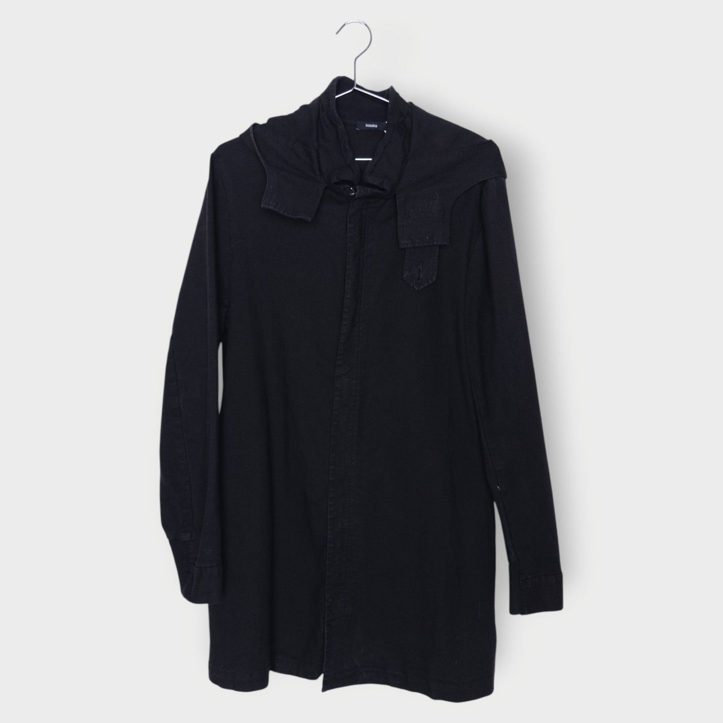 Cotton Hooded Long Jacket