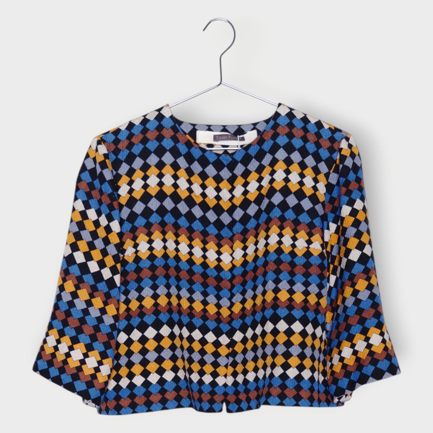 Patterned Silk Wool Jacket