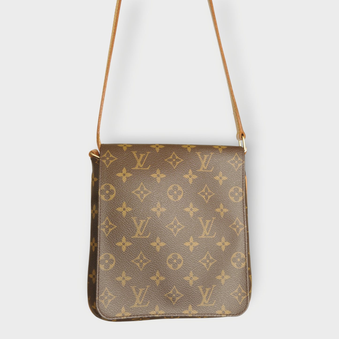 Leather Monogram Musette Crossbody