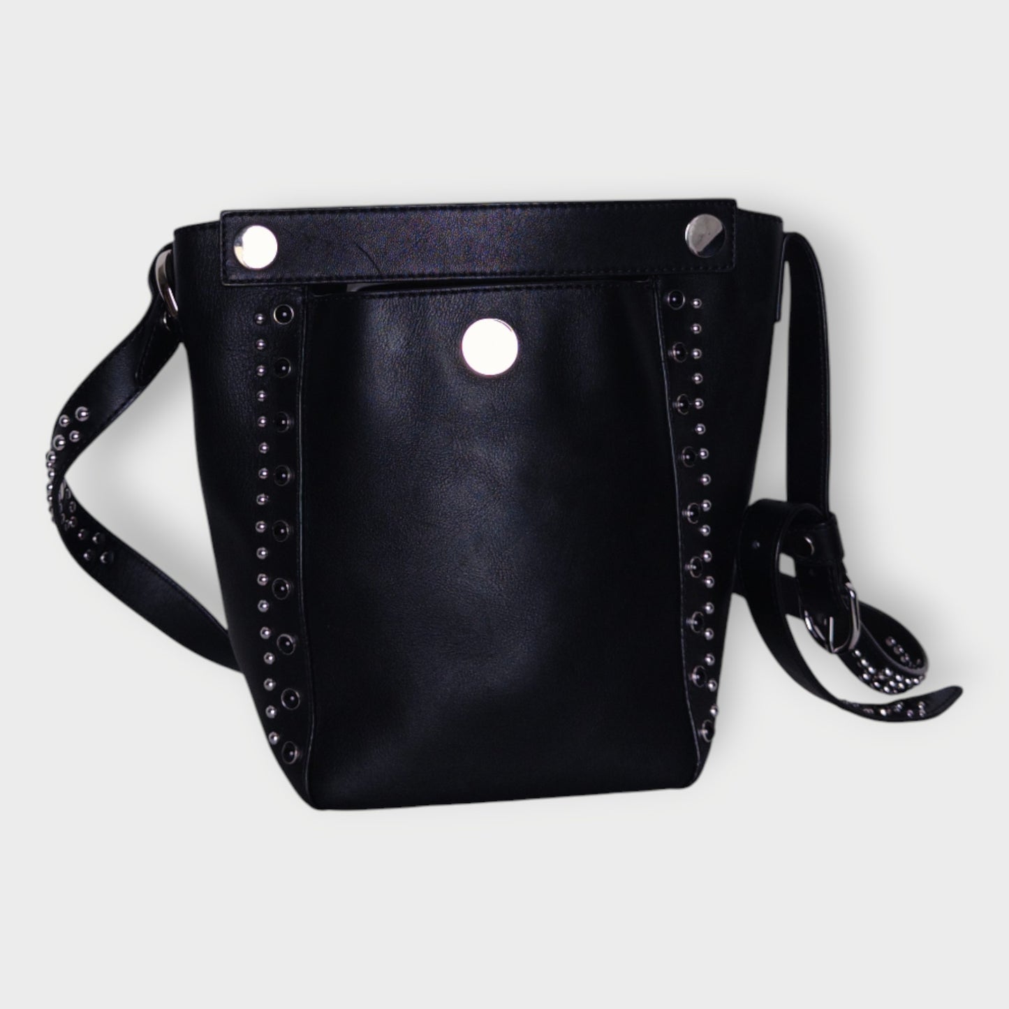 Leather Studded Dolly Bag
