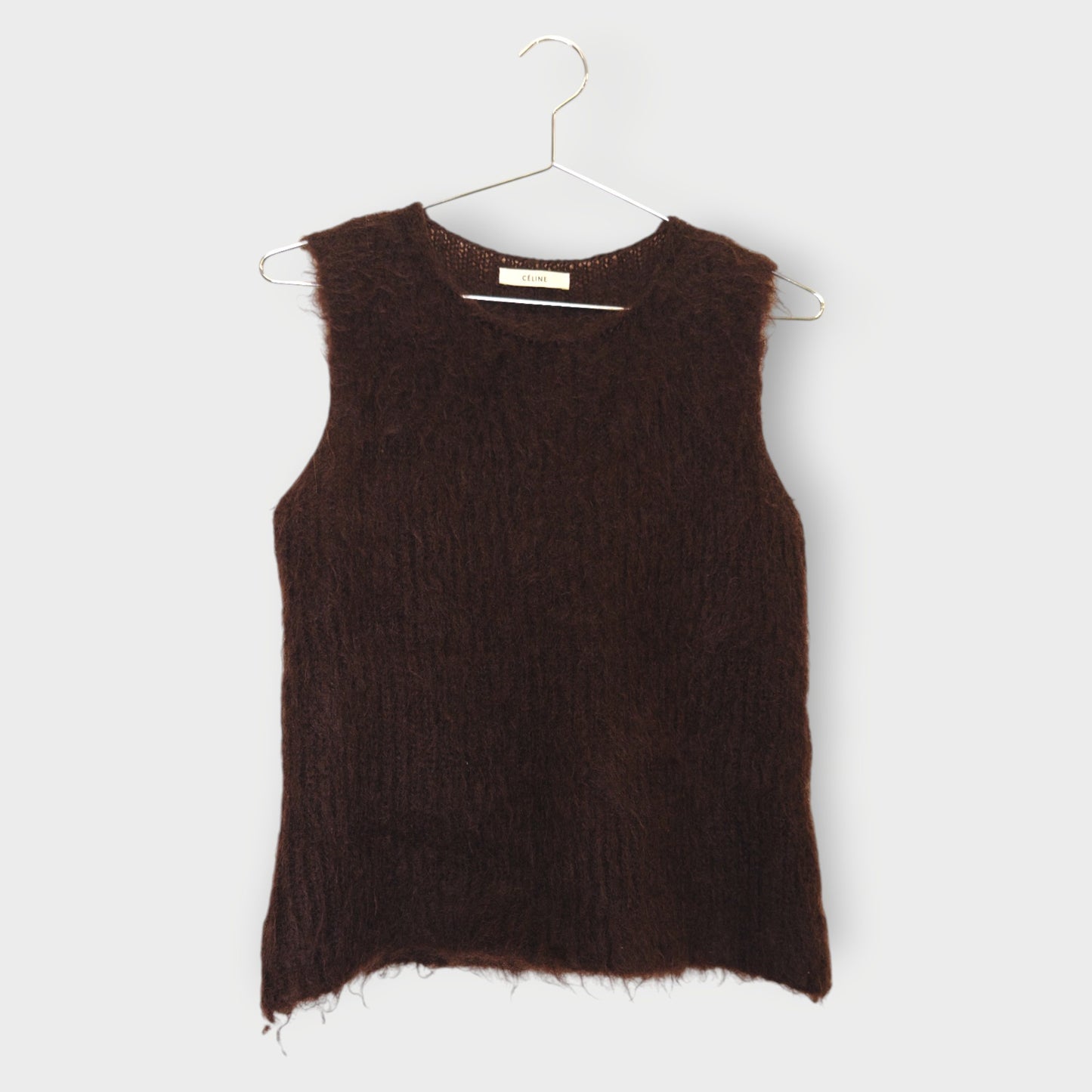 Mohair Wool Knit Vest
