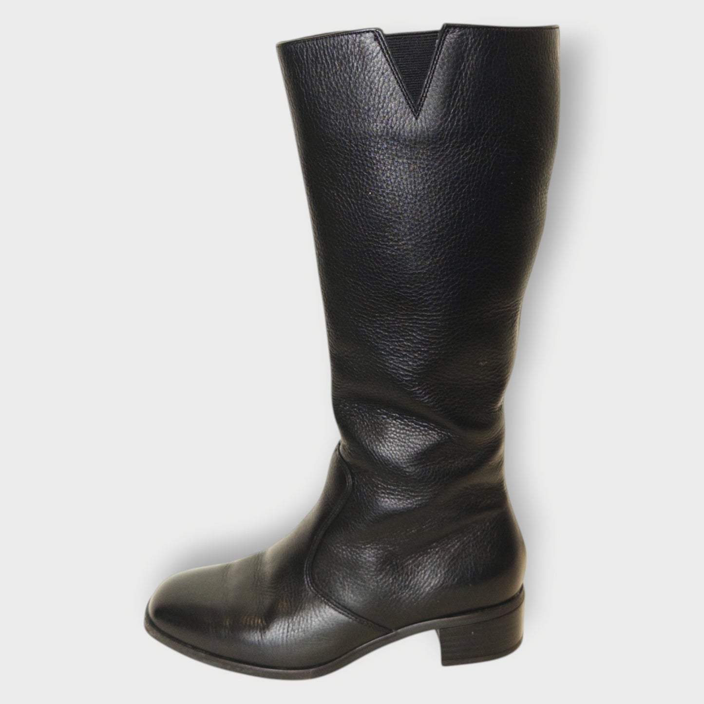 Leather Knee High Boots