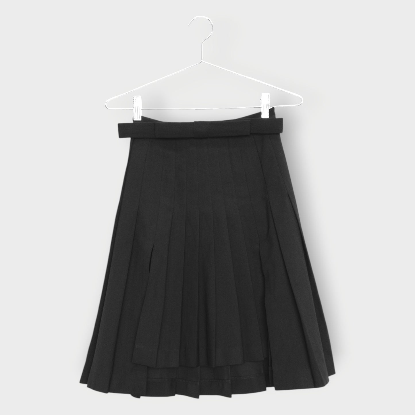 Pleat Mini Skirt