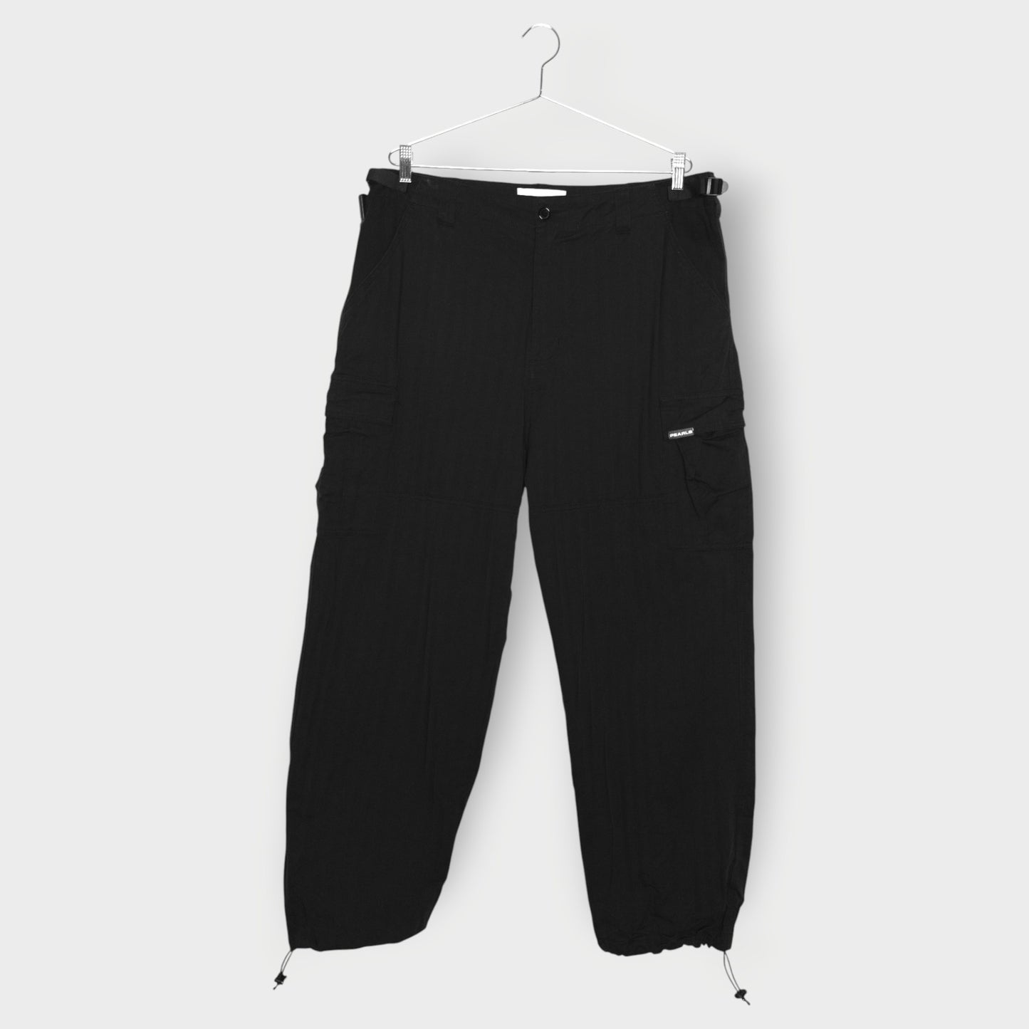 Relaxed Fit Toggle Hem Pants