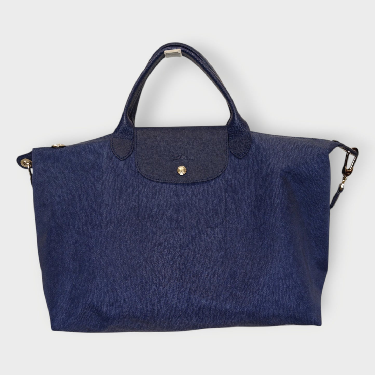 Nylon & Leather Tote Bag