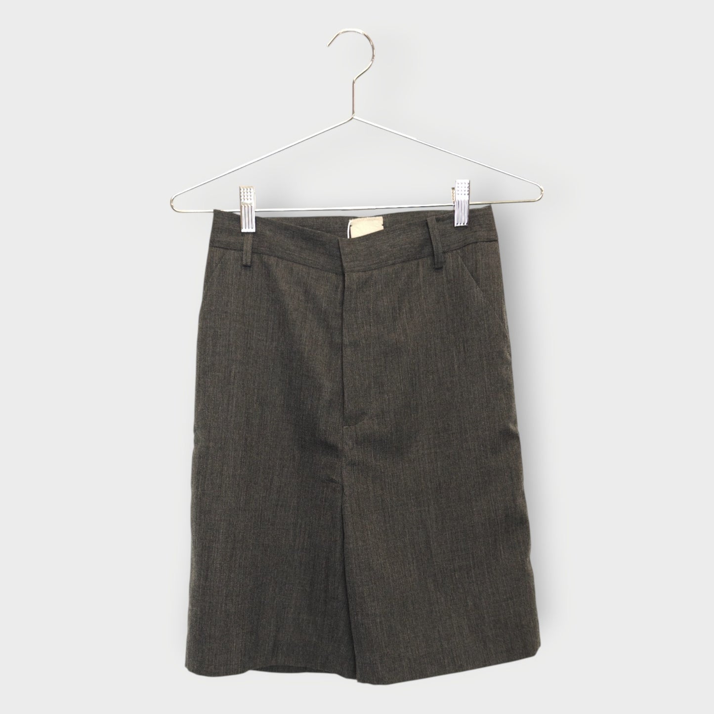 Tailored Wool Dress Shorts