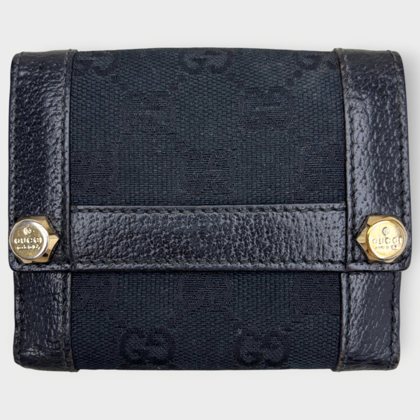 Leather Monogram Wallet