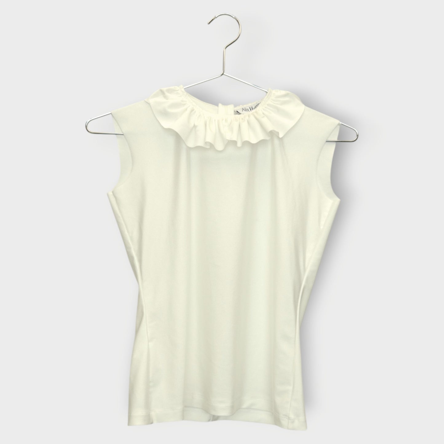 Ruffle Collar Tank Top