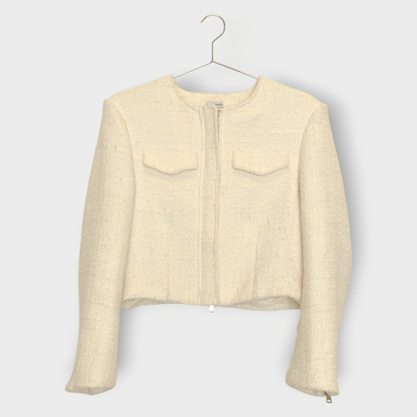 Tweed Zip Down Jacket