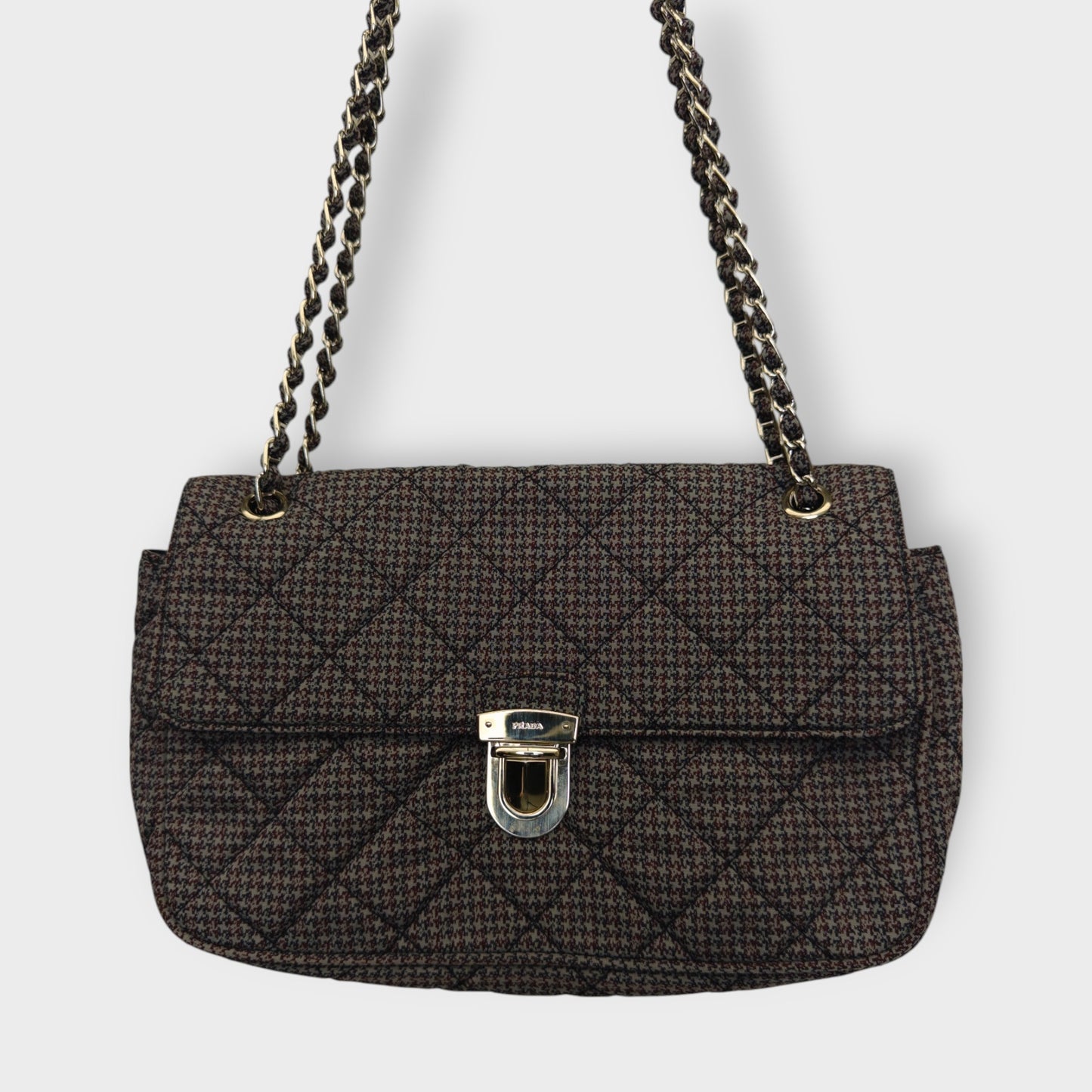 Tessuto Impuntu Chain-Link Bag