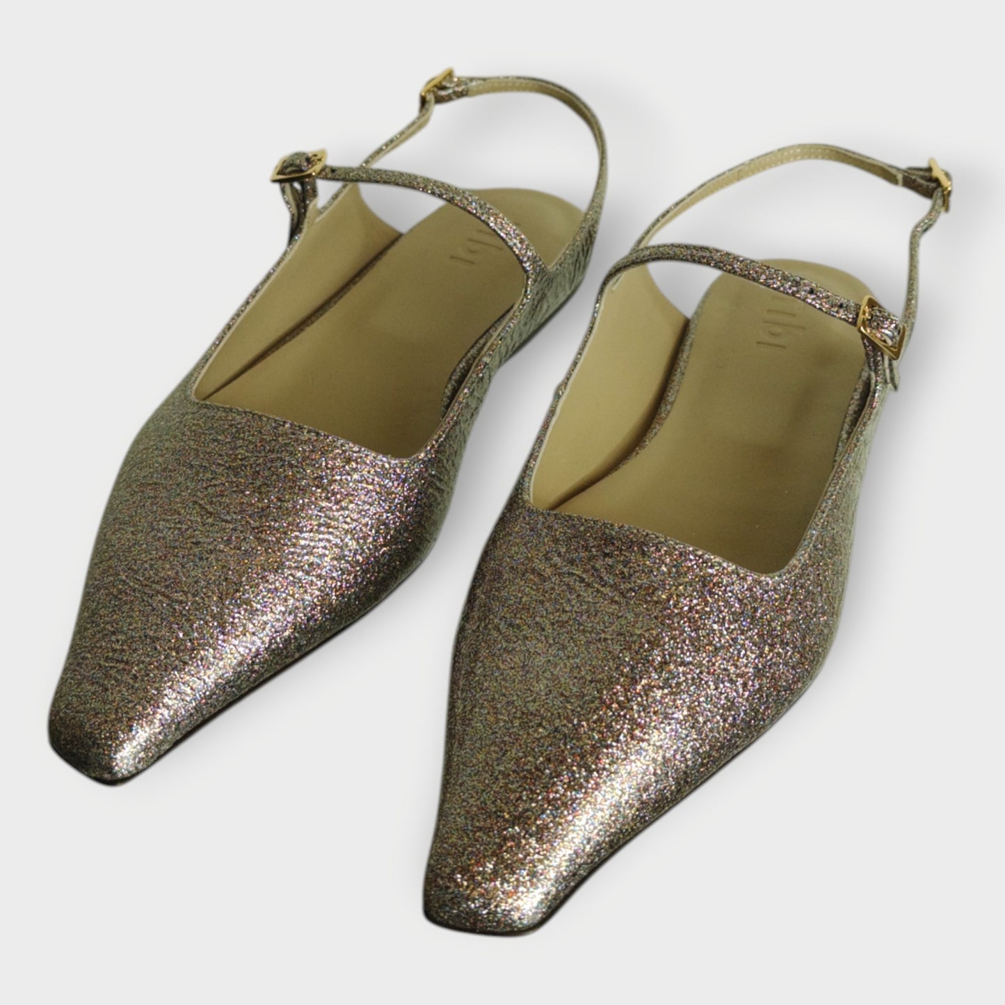 Sparkle Pointed Toe Flats