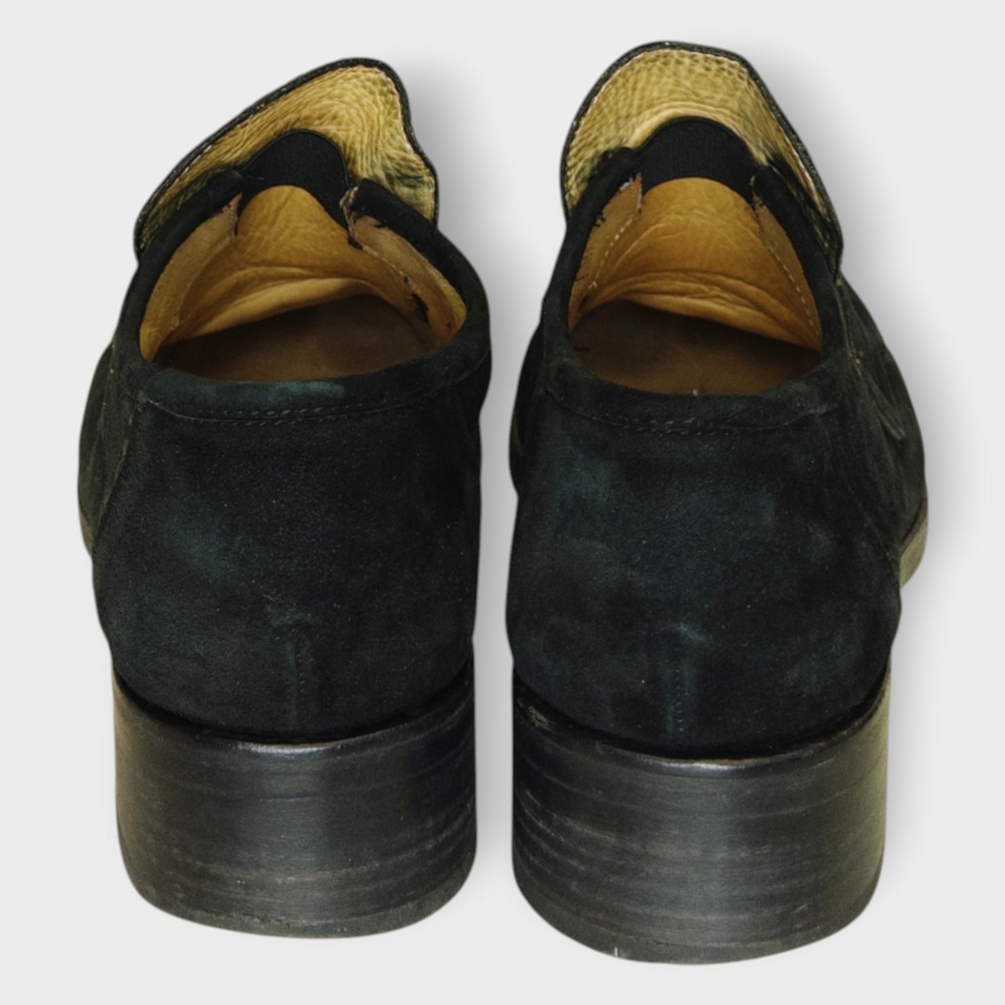 Suede & Pony Hair Square Toe Loafer