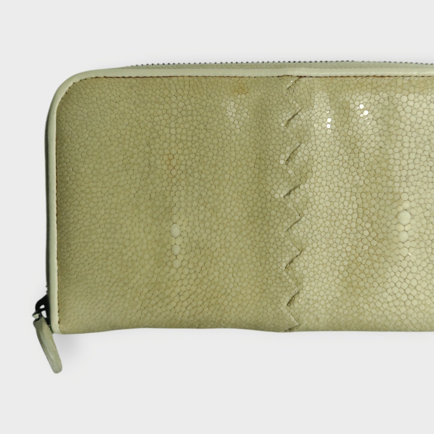 Stingray Skin Zip Around Wallet