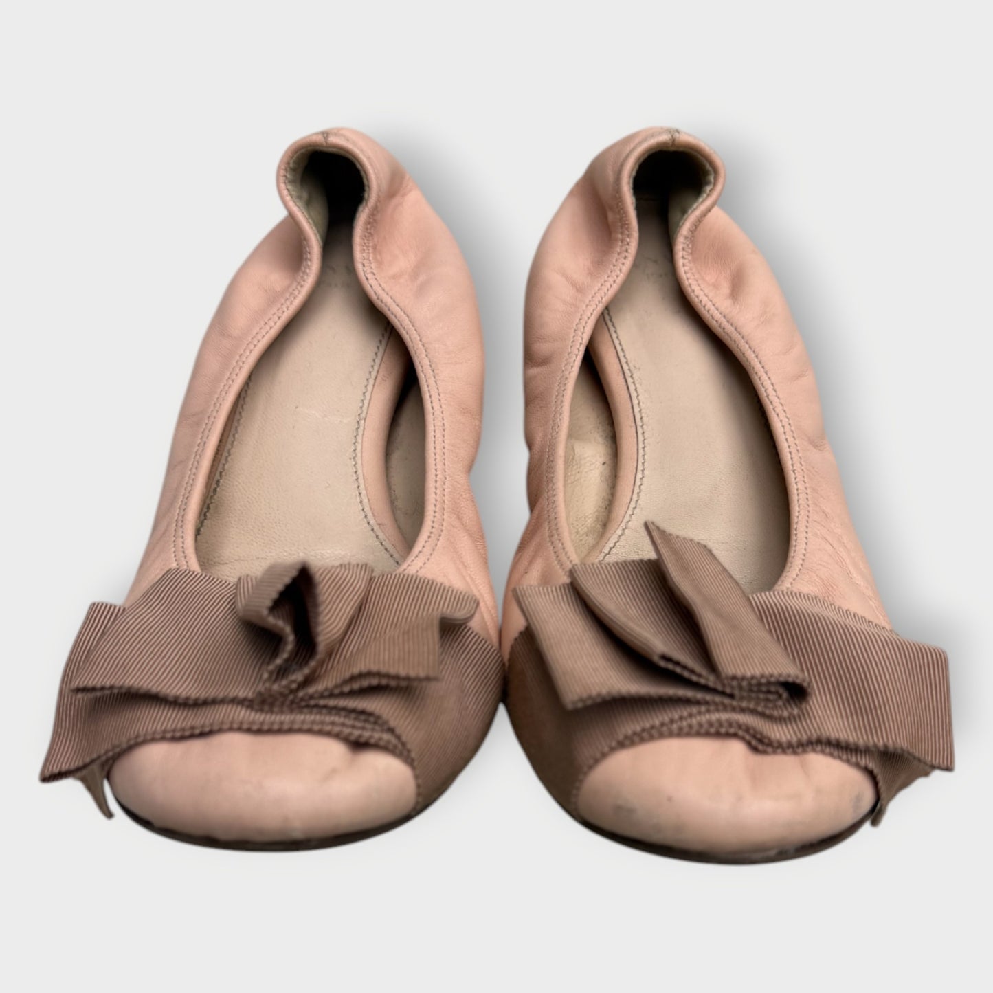 Bow-Detail Ballerina Flats