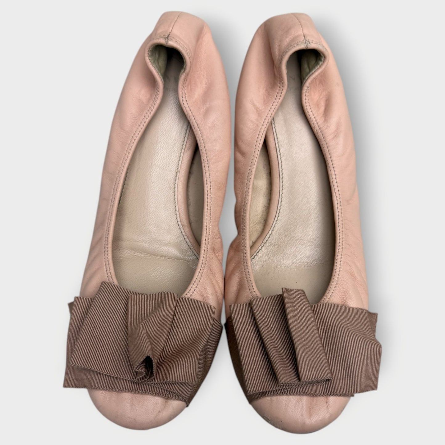 Bow-Detail Ballerina Flats