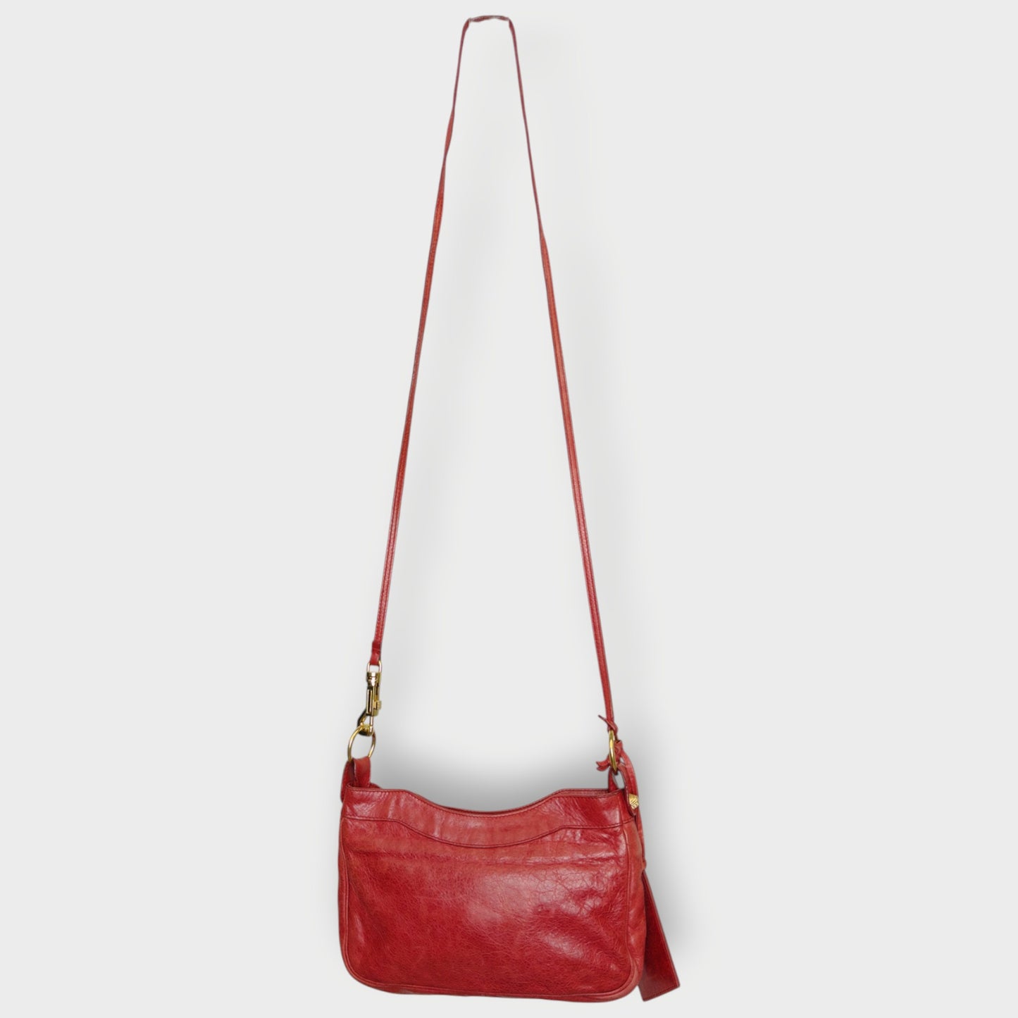Leather Hip Mini Crossbody Bag
