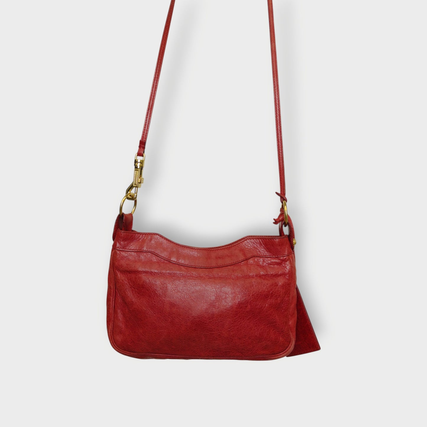 Leather Hip Mini Crossbody Bag