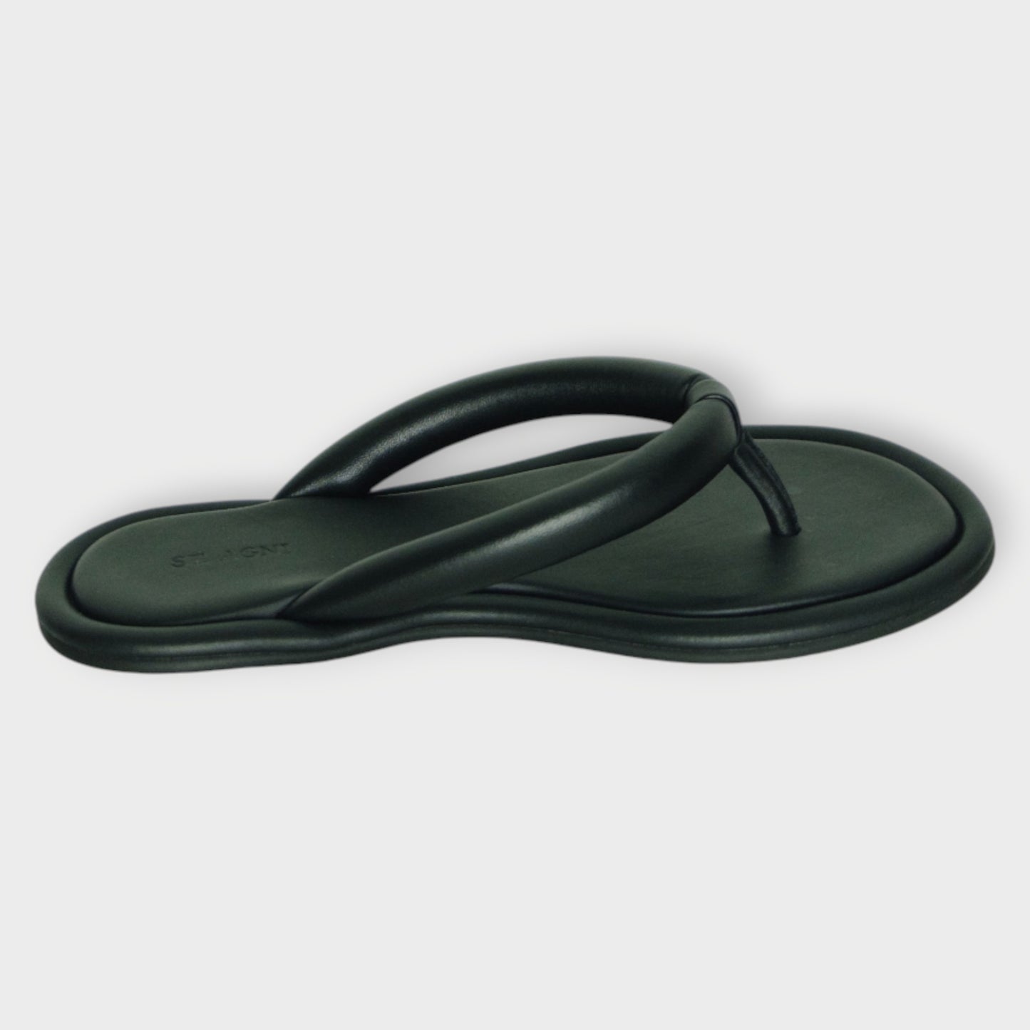 Leather Sumi Flip Flop Slides