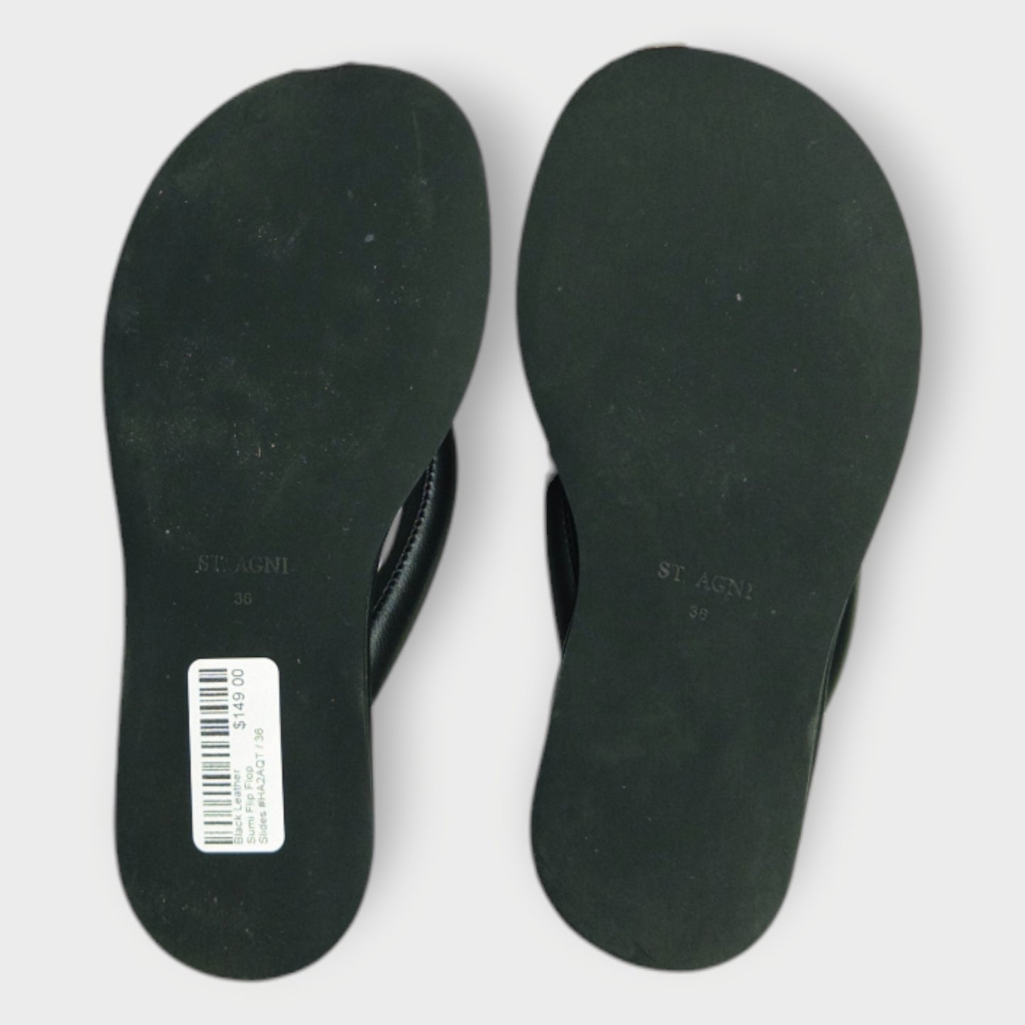 Leather Sumi Flip Flop Slides